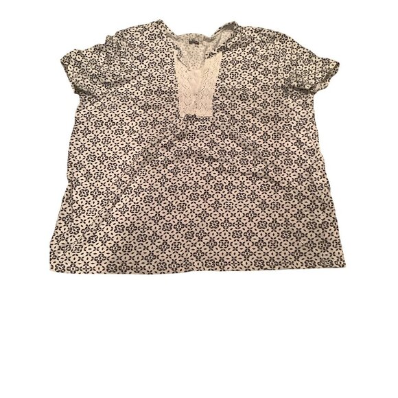 Basic Editions Size XL Women’s Short Sleeve Shirt - Picture 1 of 6